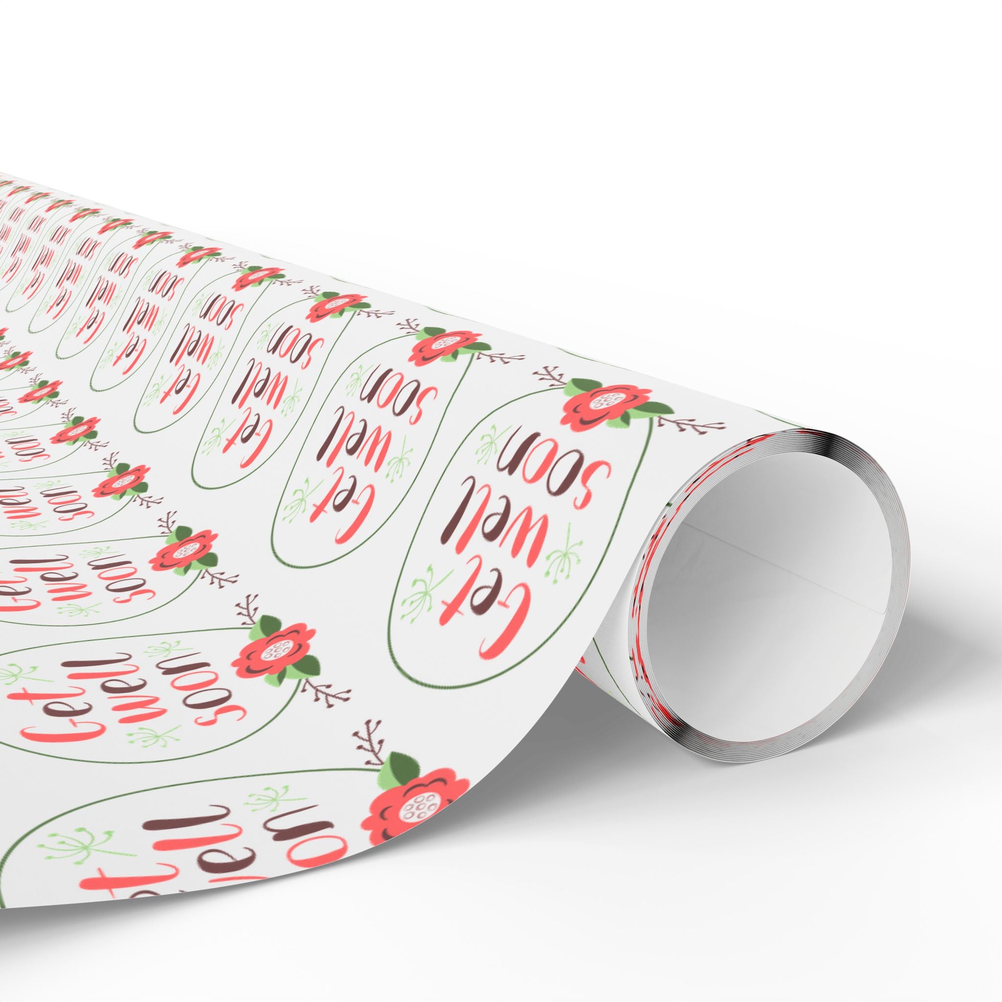 Get Well Soon Wrapping Paper Design 007 | Holiday Gift Wrapping Paper Roll