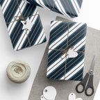 Stripe Design 004 Wrapping Paper - Holiday Gift Wrapping Paper Roll