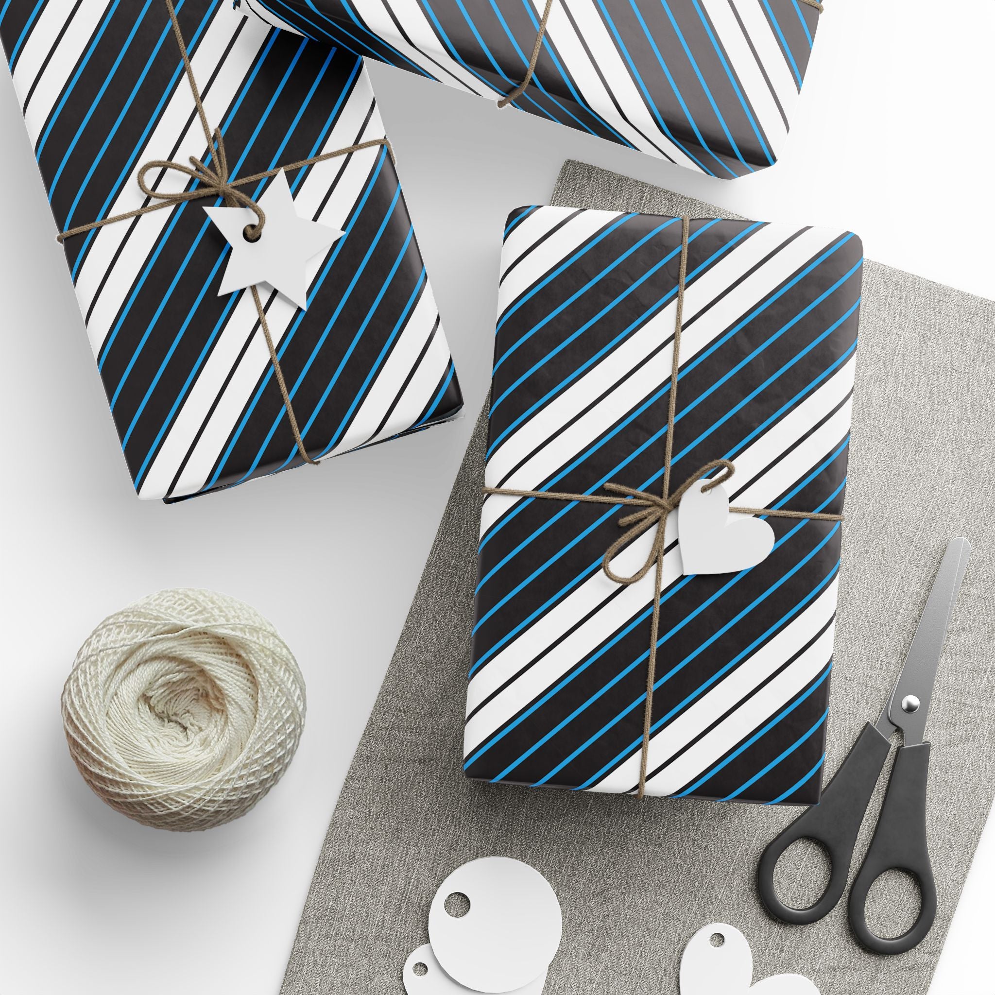 Stripe Design 004 Wrapping Paper - Holiday Gift Wrapping Paper Roll