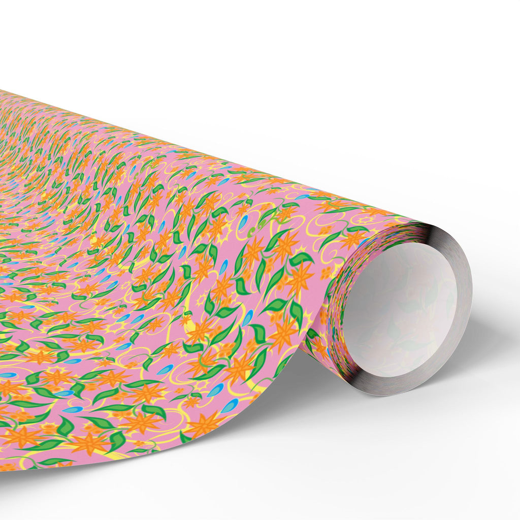 Floral Design 005 Wrapping Paper - Holiday Gift Wrapping Paper Roll