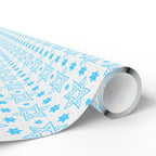 Hanukkah Magen Star Wrapping Paper | Holiday Gift Wrapping Paper Roll