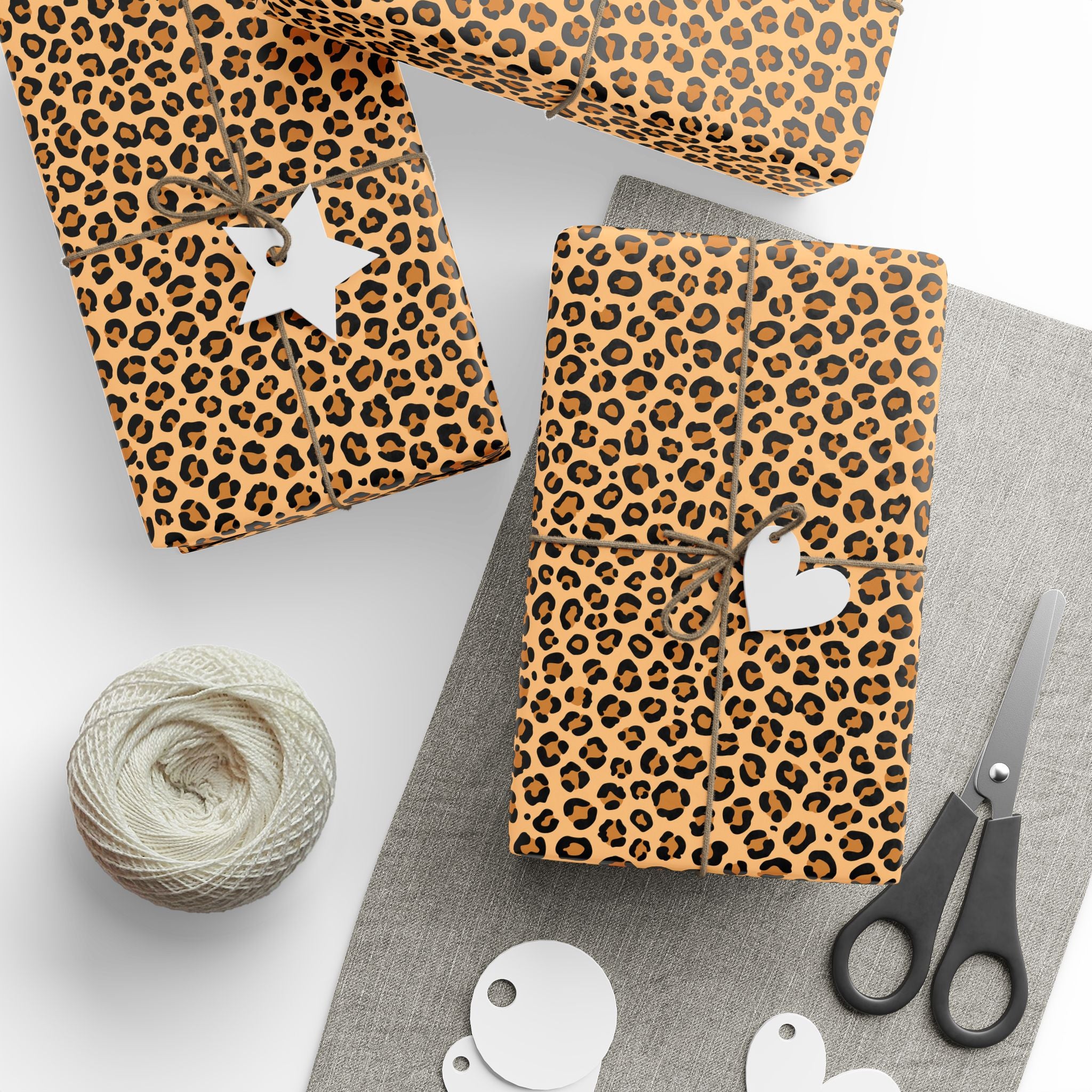 Animal Print Design 011 Leopard Skin Wrapping Paper - Holiday Gift Wrapping Paper Roll