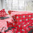 Christmas Reindeer Gifts Wrapping Paper | Holiday Gift Wrapping Paper Roll
