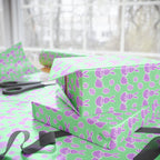 Easter Lavender Bunnies Wrapping Paper | Holiday Gift Wrapping Paper Roll