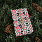 Day of the Dead Black & Red Celebration Wrapping Paper | Holiday Gift Wrapping Paper Roll