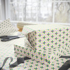 Mardis Gras Fleur De Lis Hexagons Wrapping Paper | Holiday Gift Wrapping Paper Roll