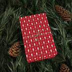 New Year's Champagne Snowflakes Wrapping Paper - Holiday Gift Wrapping Paper Roll