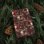 Halloween Vampire Icons Wrapping Paper | Holiday Gift Wrapping Paper Roll