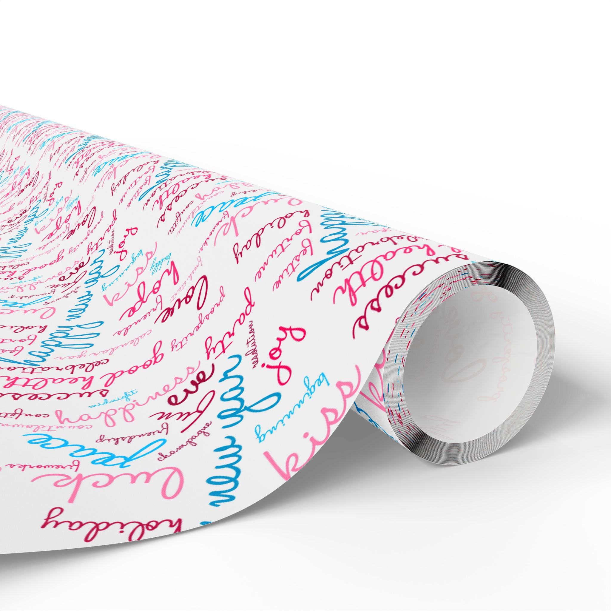 New Year's Wishes Wrapping Paper - Holiday Gift Wrapping Paper Roll