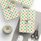 St Patrick's Day Irish Checkerboard Wrapping Paper | Holiday Gift Wrapping Paper Roll