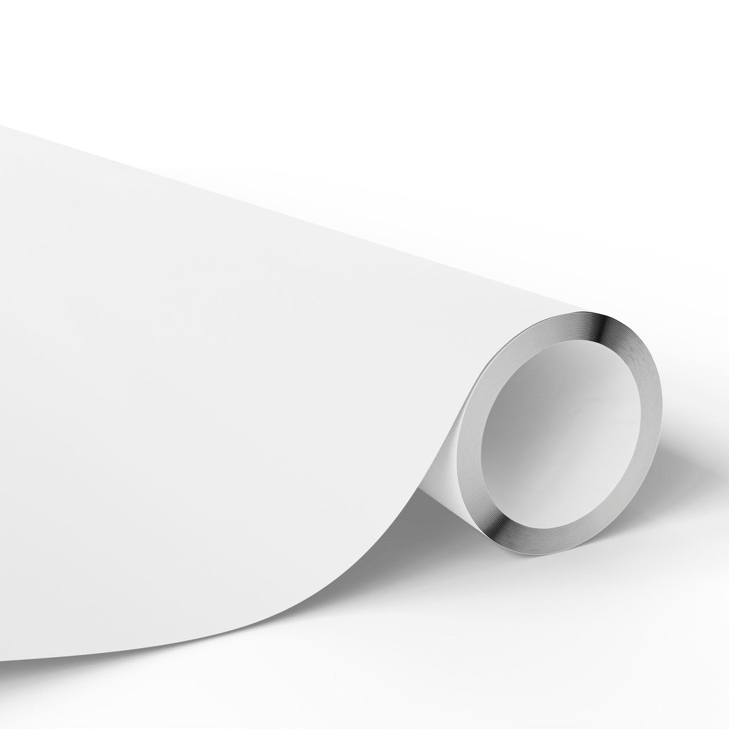 Solid White Wrapping Paper - Holiday Gift Wrapping Paper Roll