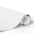 Solid White Wrapping Paper - Holiday Gift Wrapping Paper Roll