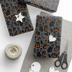 Halloween Ghost Night Wrapping Paper | Holiday Gift Wrapping Paper Roll