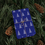 Christmas Blue Spruce Wrapping Paper | Holiday Gift Wrapping Paper Roll