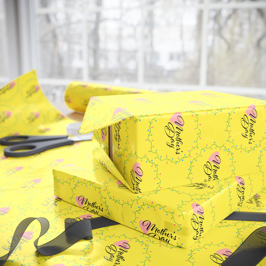 Mother's Day Flowering Vines Wrapping Paper - Holiday Gift Wrapping Paper Roll