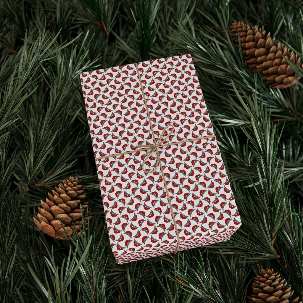 Geometric Design 012 Wrapping Paper - Holiday Gift Wrapping Paper Roll