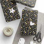 New Year's Festive Decorations Wrapping Paper - Holiday Gift Wrapping Paper Roll