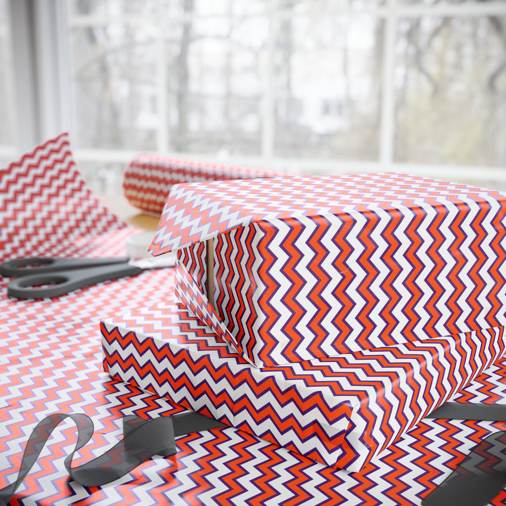 Halloween Chevron 1.0 Wrapping Paper | Holiday Gift Wrapping Paper Roll