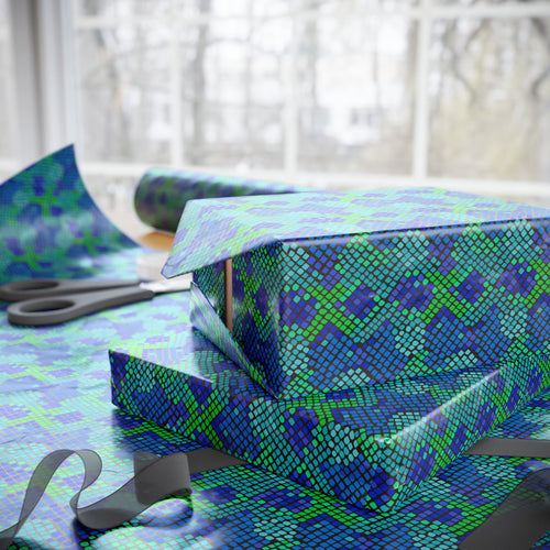 Animal Print Design 005 Snake Skin Wrapping Paper - Holiday Gift Wrapping Paper Roll