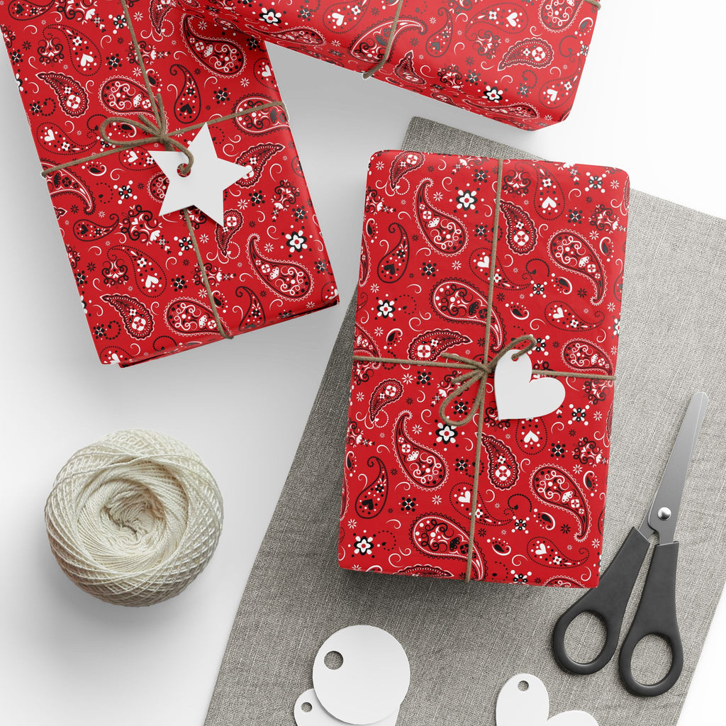 Paisley Design 001 Wrapping Paper - Holiday Gift Wrapping Paper Roll