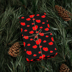Valentine's Day Hearts Adjoined Wrapping Paper | Holiday Gift Wrapping Paper Roll