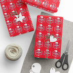 Canada Day Beaver Nostalgia Wrapping Paper - Holiday Gift Wrapping Paper Roll