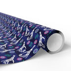 Day of the Dead Pinching Skulls Wrapping Paper | Holiday Gift Wrapping Paper Roll