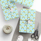 New Year's Champagne Toast Wrapping Paper - Holiday Gift Wrapping Paper Roll