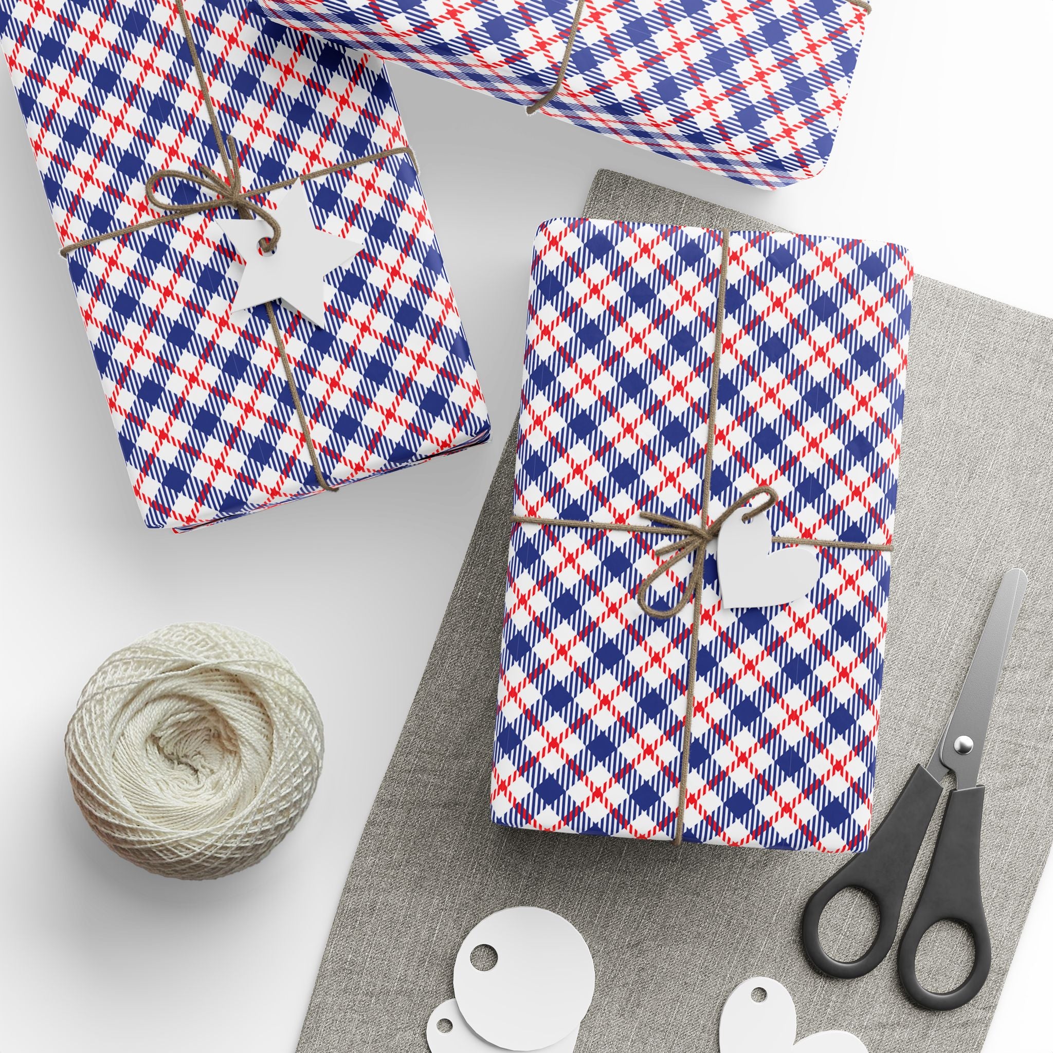 Tartan Plaid Design 006 Wrapping Paper - Holiday Gift Wrapping Paper Roll