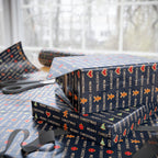 Christmas Cascading Wishes Wrapping Paper | Holiday Gift Wrapping Paper Roll