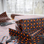 Halloween Tri-Colored Skeleton Hands Wrapping Paper | Holiday Gift Wrapping Paper Roll