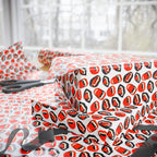Halloween Vampire Fangs Wrapping Paper | Holiday Gift Wrapping Paper Roll