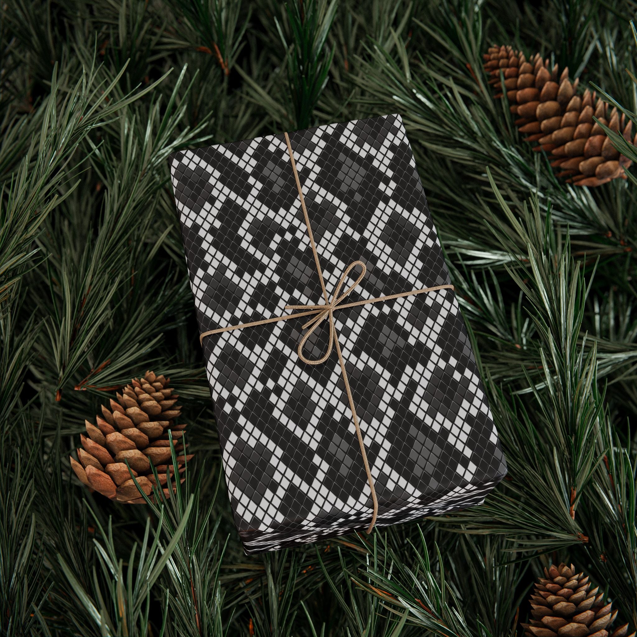 Animal Print Design 001 Snake Skin Wrapping Paper - Holiday Gift Wrapping Paper Roll