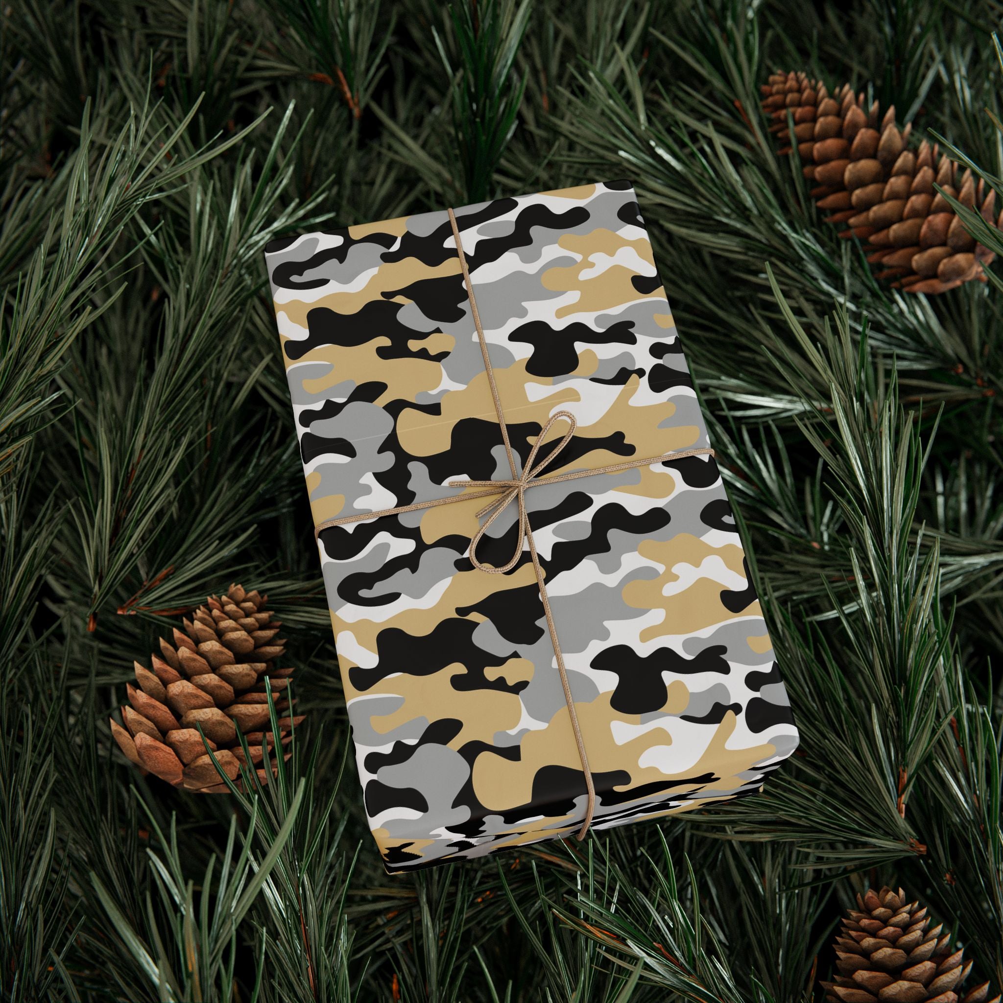 Army Golden Knights Inspired Camoflauge Wrapping Paper - Holiday Gift Wrapping Paper Roll