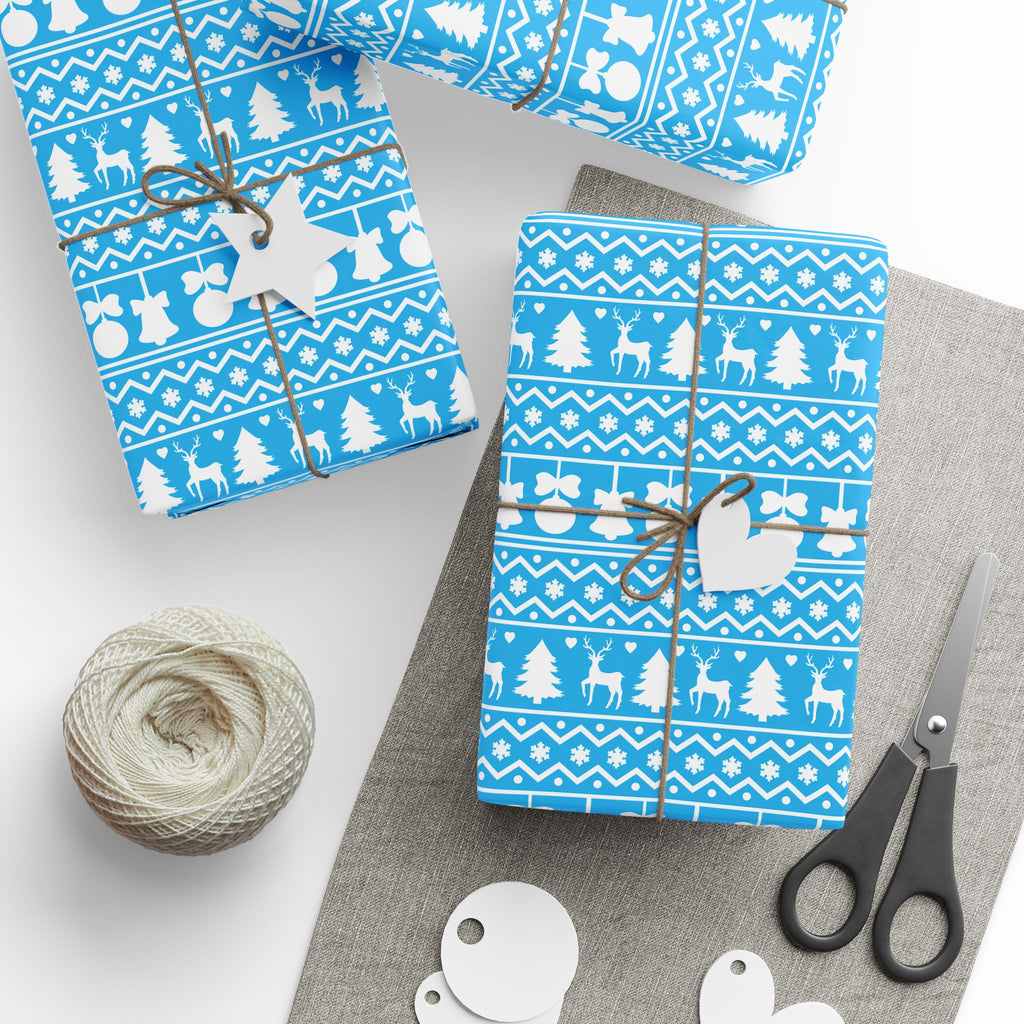 Christmas Ugly Bells Wrapping Paper | Holiday Gift Wrapping Paper Roll