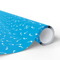 NSFW Late Night Swimmers on Sky Blue Wrapping Paper - Holiday Gift Wrapping Paper Roll