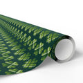 St Patrick's Day Tartan Clover Wrapping Paper | Holiday Gift Wrapping Paper Roll