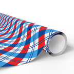 4th of July Liberty Plaid Wrapping Paper | Holiday Gift Wrapping Paper Roll