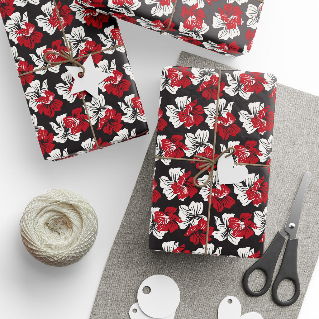 Floral Design 009 Wrapping Paper - Holiday Gift Wrapping Paper Roll