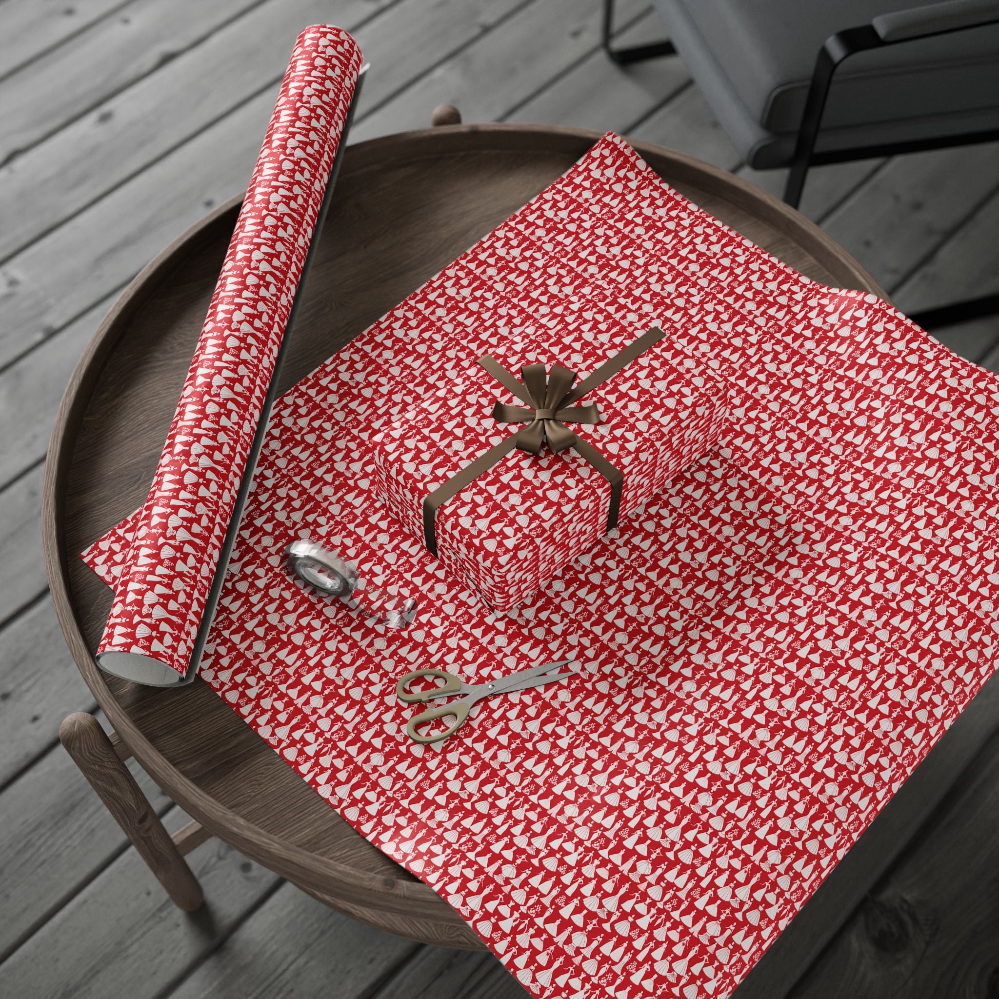 Bridal Shower Wrapping Paper Design 002 - Holiday Gift Wrapping Paper Roll