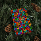 Day of the Dead Skull Ornaments Wrapping Paper | Holiday Gift Wrapping Paper Roll