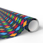Argyle Design 028 Wrapping Paper - Holiday Gift Wrapping Paper Roll