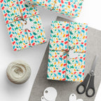 Geometric Design 007 Wrapping Paper - Holiday Gift Wrapping Paper Roll