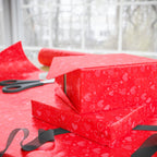 Valentine's Day Doodle Hearts Wrapping Paper | Holiday Gift Wrapping Paper Roll