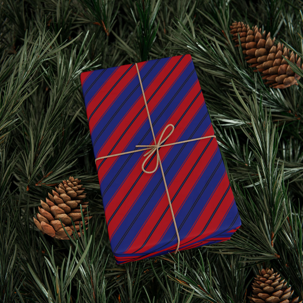 Stripe Design 005 Wrapping Paper - Holiday Gift Wrapping Paper Roll