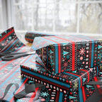 Christmas Ugly Colorful Trees Wrapping Paper | Holiday Gift Wrapping Paper Roll