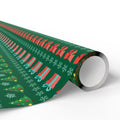 Christmas Ugly Candles Wrapping Paper | Holiday Gift Wrapping Paper Roll