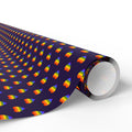 Pride Rainbow Hearts on Purple Wrapping Paper Design | Holiday Gift Wrapping Paper Roll