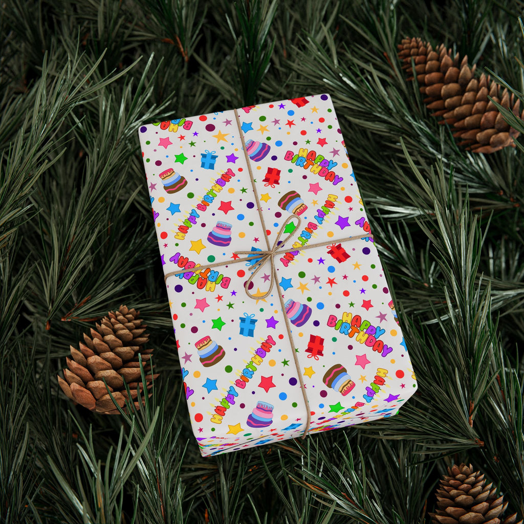 Birthday Wrapping Paper Design 009 - Holiday Gift Wrapping Paper Roll