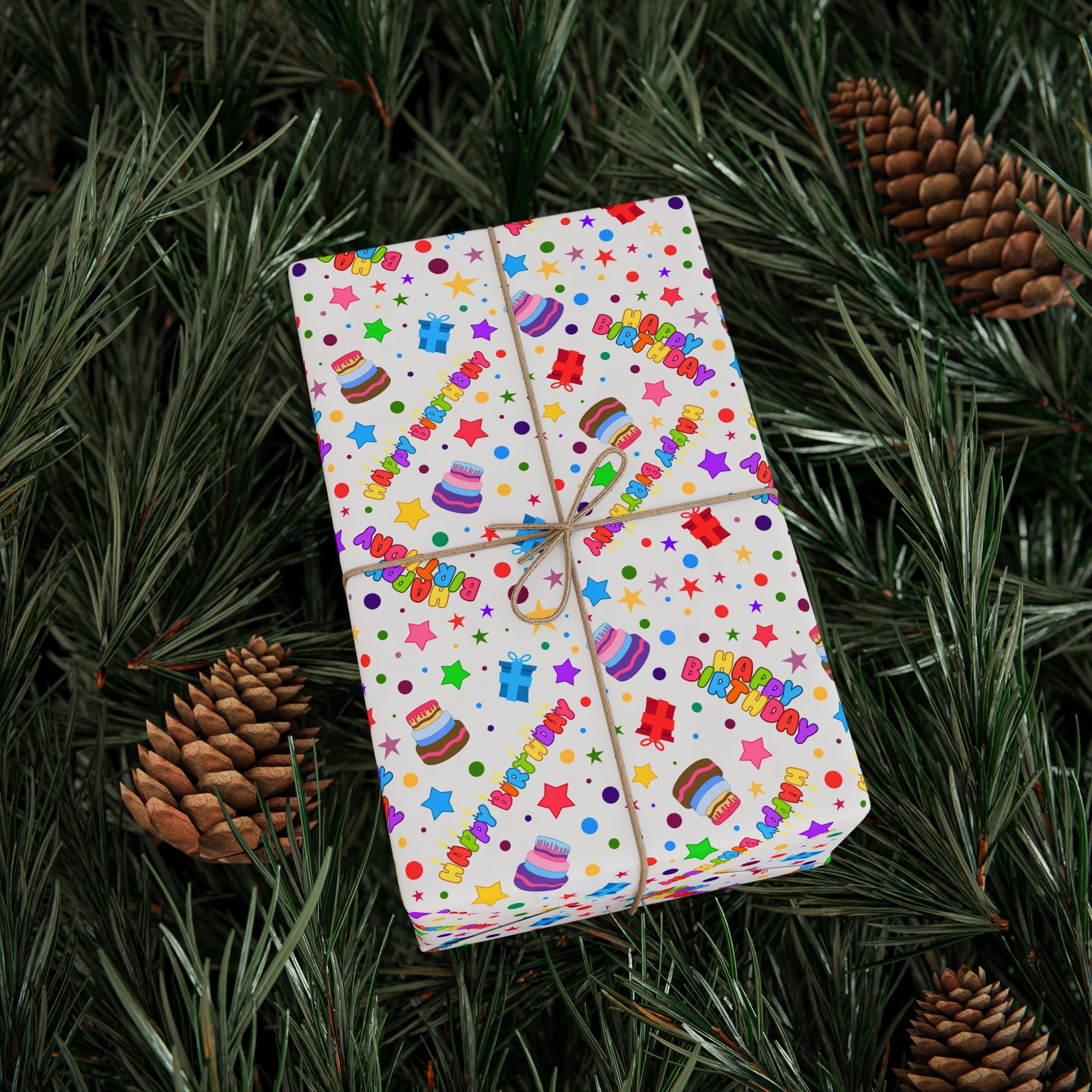 Birthday Wrapping Paper Design 009 - Holiday Gift Wrapping Paper Roll